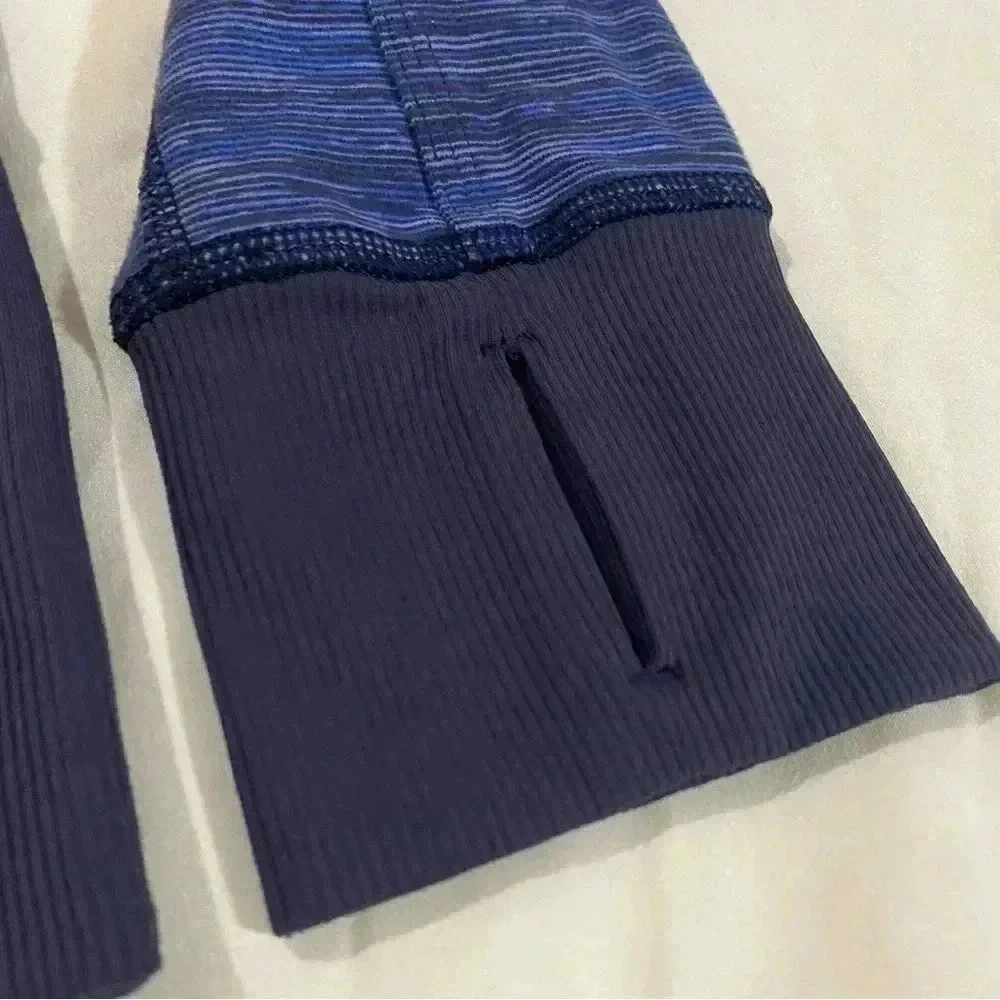 Lululemon Size  6 Luon Nice Asana Jacket Wee Are From Space Cadet Blue - Picture 5 of 11